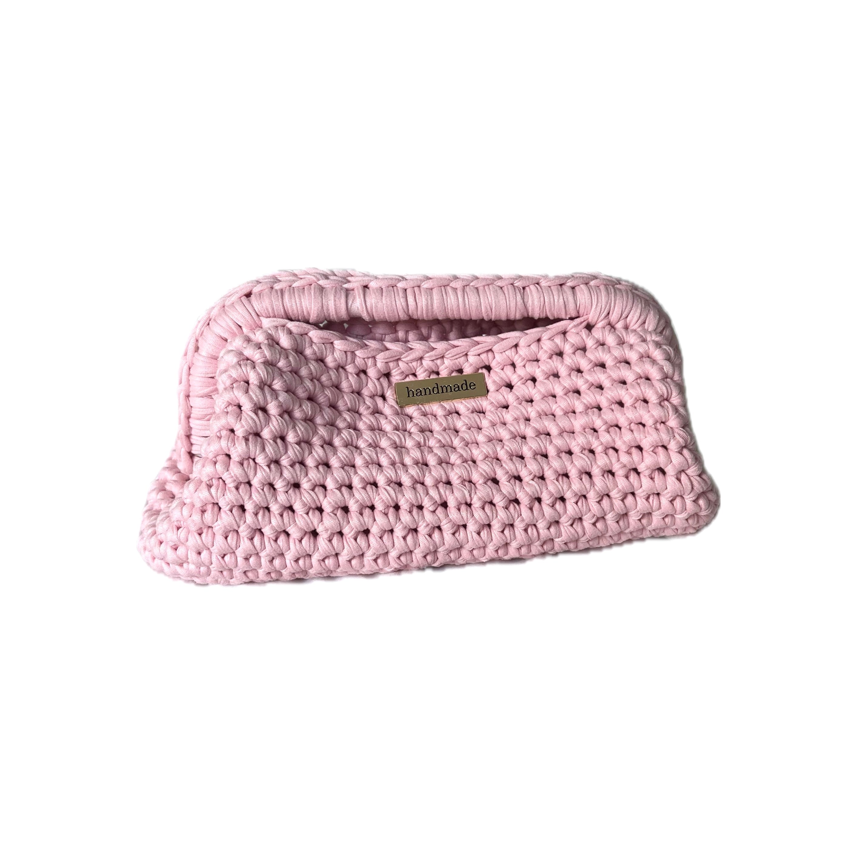 The “baby pink” clutch bag